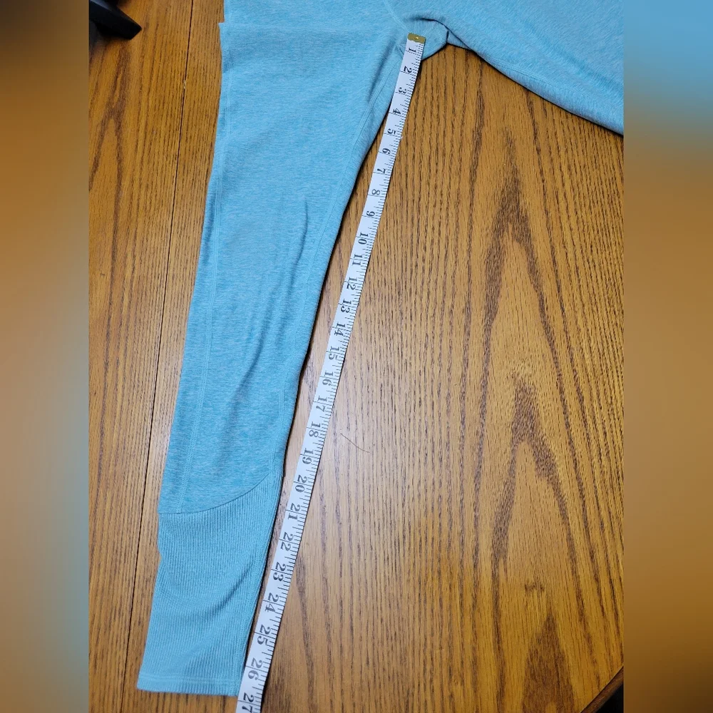 ALO Yoga AloSoft Lounge Leggings Blue Quartz Size Small Full Length